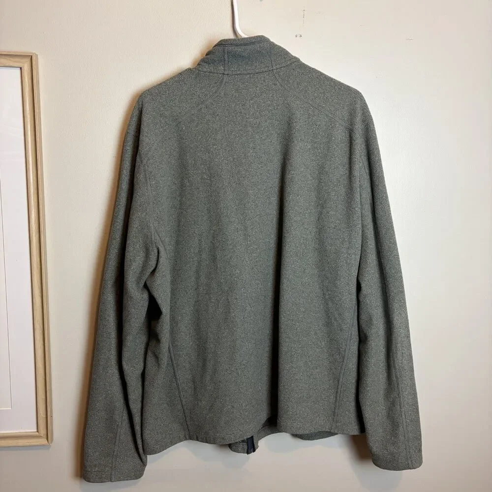 L.L. Bean Gray Zip Up Jacket Size XL Men